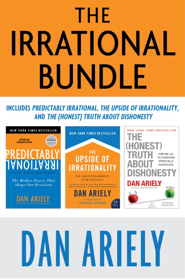 Dan Ariely의 저서 3권을 묶어서 저렴한 가격에 제공한다.