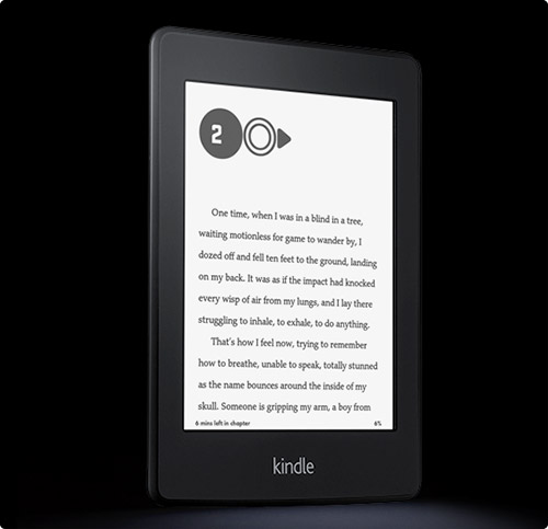 킨들의 가장 최신형인 Kindle Paperwhite