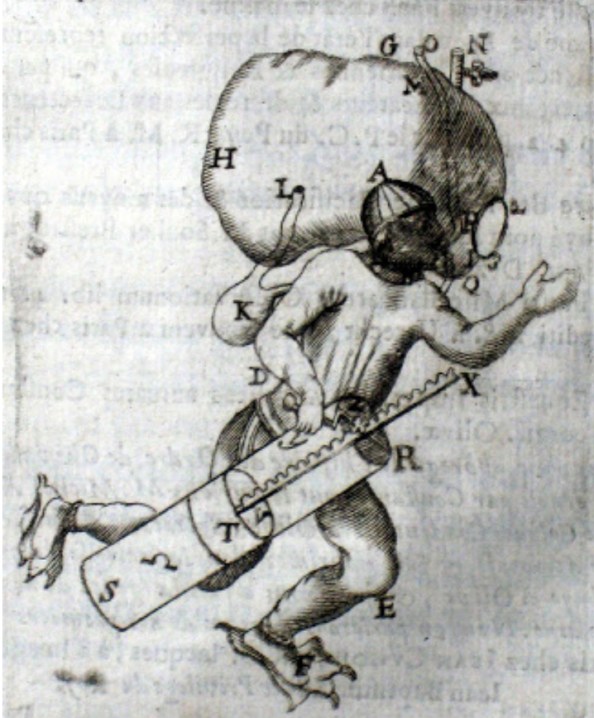 서신공화국에서 주고 받은 편지 내용을 엮은 정기간행물들이 발행되기 시작했다. Le journal des Scavans은 서신공화국 최초의 정기간행물로 전해진다. 그림은 세계 최초의 잠수 기계를 소개하고 있다. (출처: http://bibliophilie.blogspot.kr/2008/06/deux-journaux-du-17me-le-journal-des.html)