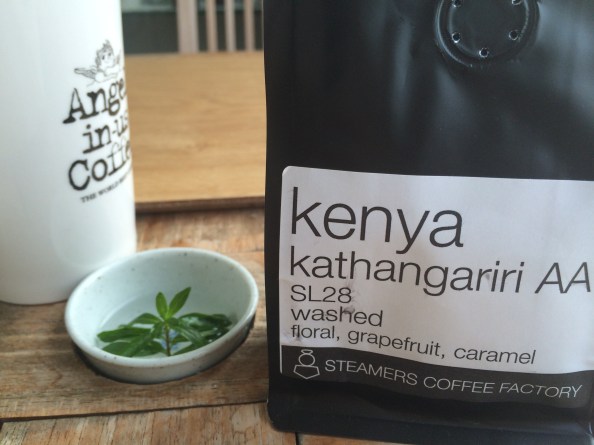 가로수길 스티머스 카페에서 사오는 커피콩. 진하게 갈아서 한사발.