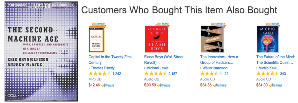 고객의 의식적/무의식적 행위를 바탕으로 구축된 매개 네트워크의 결과. 제품간 만들어진 명시적 관계를 기반으로 제품을 추천할 수 있다.