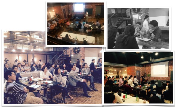 오가닉미디어랩 비즈니스 스쿨 중 '맛보기 수업(Tasting Class)'는 매달 세번째 목요일 오후 3시~7시까지 진행된다. 매달 새로운 주제로 강연+토론+실습이 뜨겁게 이어진다.